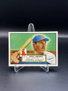 1952 Topps Walt Dropo #235 Mid Grade Boston Red Sox spedizione gratuita - Foto 1 di 2