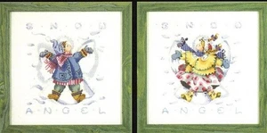 Mirabilia Cross Stitch Pattern - Giggles in the Snow MD31 - Picture 1 of 3