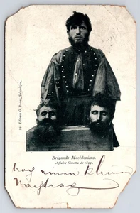 Postal de los Brigands Macédoniens de 1899 - Salónica Grecia - Turquía otomana cubierta UPU - Imagen 1 de 2