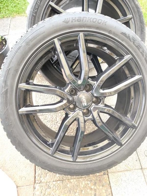 Mercedes Winter Kompletträder 245 45 19 ,Platin Alufelgen 8Jx19 ET 44 - Bild 1 von 4