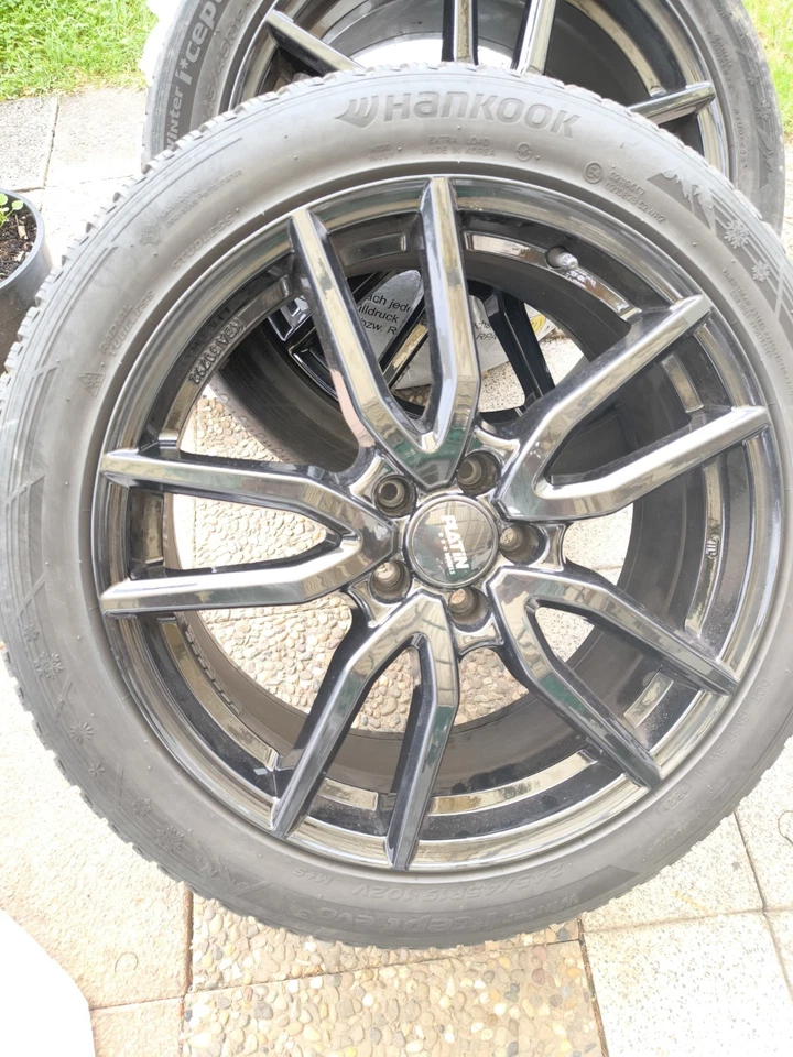 Mercedes Winter Kompletträder 245 45 19 ,Platin Alufelgen 8Jx19 ET 44 - Bild 1 von 4