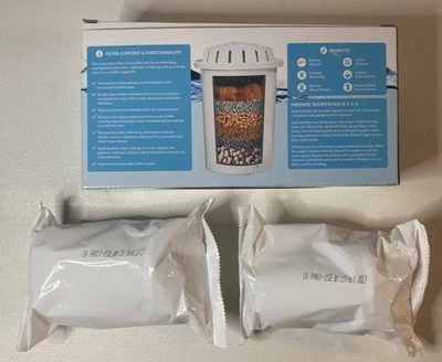 Invigorated Water PH001 2-Pack Alkaline Water Filters PH Restore & Refresh OEM - Image 1 of 4