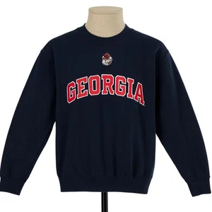 Georgia Bulldogs Sweatshirt Mens S Collegiate Teamwear Preppy Classic Streetwear - Picture 1 of 8