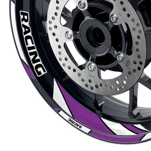 Purple 17 inch GP06 Vinyl Wheel Rim Stickers For Ninja 1000 14 15 16 17 18 19 - Picture 1 of 10