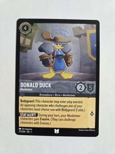 Donald Duck Musketeer COLD FOIL 177/204 - The First Chapter Lorcana - Picture 1 of 1