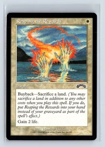 REAPING THE REWARDS – MTG Magic the Gathering Card – Exodus – Common - Picture 1 of 6