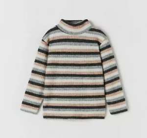 CAMISETA A RAYAS SUAVE AL TACTO ZARA Bebé Niñas 3-6 Meses Multicolor - Imagen 1 de 3