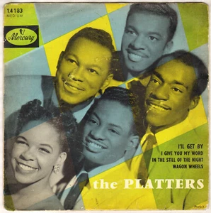 THE PLATTERS "I'LL GET BY" DOO WOP EP 1957 MERCURY 14183 - Picture 1 of 4