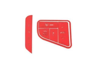 For Cadillac CT4 2020-2022 Red Aluminum Alloy Center Console Button Decoration - Picture 1 of 6