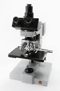 Leitz METALLUX II mit Auflicht DIC ICR Mikroskop Interference Contrast Reflected - Picture 1 of 9