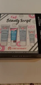 Sephora Insider First Aid Beauty 4 Piece Set- FAB Beauty Script Boxed Set - Picture 1 of 2