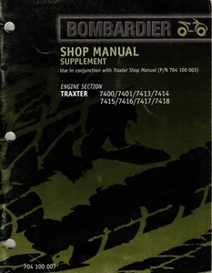 OEM Genuine Bombardier Dealer/Owners Service/Repair Manual Traxter 500 1999-2000 - Picture 1 of 2