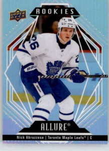2022-23 Upper Deck Allure #122 Nick Abruzzese Toronto Maple Leafs Rookie