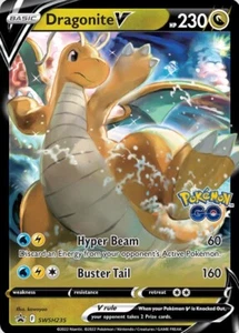 Dragonite V Holo Foil timbrato SWSH #235 Pokémon Stella Nera Promo *CONFEZIONE FRESCA* - Foto 1 di 1