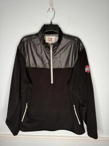 Chaqueta cortavientos Ohio State Buckeyes para hombre grande suéter de golf 1/2 cremallera polar - Imagen 1 de 4