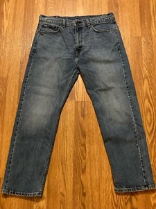 Levi 505 - 36 x 30 - klassische Denim blaue Jeans - entspannte Passform gerades Bein - schneller Versand! - Bild 1 von 6