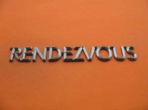 02 03 04 05 06 BUICK RENDEZVOUS REAR SILVER EMBLEM LOGO BADGE SIGN SYMBOL OEM #3 - Imagen 1 de 4