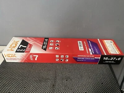 HDX 16 in. x 27 in. x 6 in. AprilAire and Space-Gard Replacement Pleated Air F - Image 1 of 4