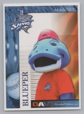Blueper Mascot 2007 DAV Camden Riversharks Atlantic League Baseball Card