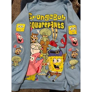 Nickelodeon Girl's Sweatshirt 3XL Juniors Spongebob Squarepants Patrick Fleece - Picture 1 of 3