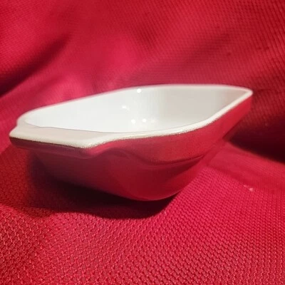 Cazuela pequeña de gres Emile Henry roja de 5" x 7" para hornear plato para servir 799 de colección Foto 1 de 4