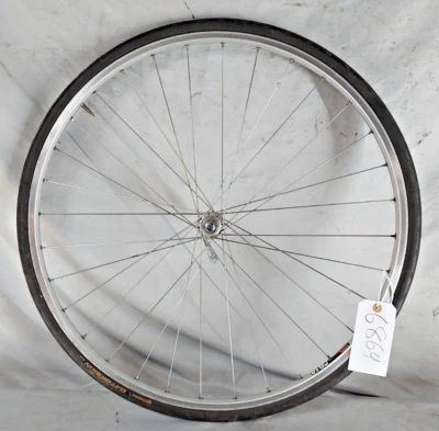 Campagnolo 700c Front Road Bike Wheel Silver 100mm 36S PV QR Campy USA Shipper:) - Image 1 of 4