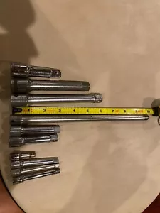 CRAFTSMAN 1/4" 3/8" 1/2" Antrieb Verlängerung - Steckschlüssel Ratsche - verschiedene Größen - Bild 1 von 14