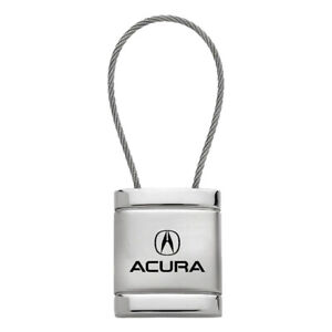 Satin-Chrome Cable Keychain - Officially Licensed for Acura