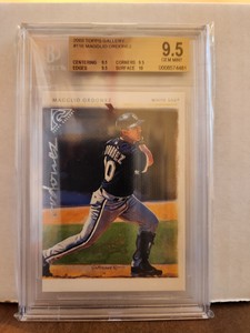 2003 Topps Gallery Baseball Set Break #116 Magglio Ordonez BGS 9.5 Gem Pop 1