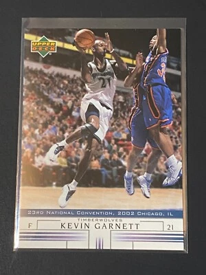🏀 2001-02 Upper Deck Basketball Chicago National Promo #N-14 Kevin GARNETT 🏀 - Image 1 of 2