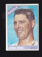 1966 Topps George Brunet #393 California Angels
