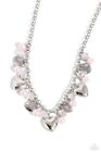 Pink - Necklace and Earrings Paparazzi ​True Loves Trove -