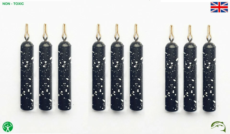 Drop Shot Weight Black Silt Camo 3g 5g 7g ungiftig bleifrei FISHIN ADDICT UK - Bild 1 von 2