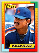 1990  Topps Traded #73T Orlando Mercado New York Mets