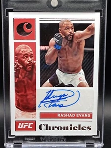 Rashad Evans 2021 UFC Authentic Auto HOF MMA Legend Champion Fighter Panini SP - Picture 1 of 4