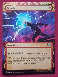 Magic The Gathering STRIXHAVEN MYSTICAL ARCHIVE FOIL SHOCK red card MTG - Picture 1 of 2