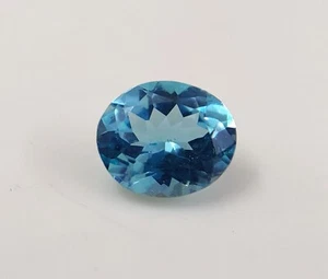 Natural AAA Neon Blue Apatite Oval Cut Loose Gemstone For Jewelry Making 0.95cts - Picture 1 of 14