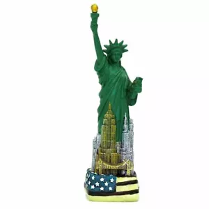 Statue of Liberty Statue w/ Flag Base 6 Inch - Picture 1 of 1