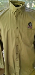 Blue Generation Beige Men's L S TIRE MUSCLE WORK Employee Shirt 2XLT. NEW - Picture 1 of 6