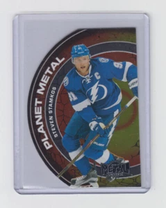 16/17 Fleer Showcase Tampa Bay Lightning Steven Stamkos Planet Metal card #PM2 - Picture 1 of 2