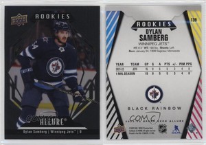 2022-23 Upper Deck Allure Rookies Black Rainbow Dylan Samberg #139 Rookie RC