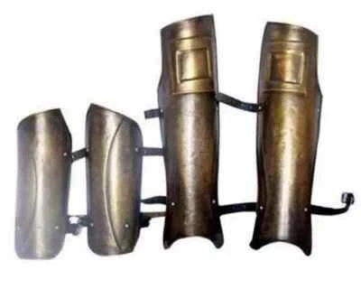 Medieval Spartan Leg And Arm Guard Set Armour Costume Replica - Image 1 of 2