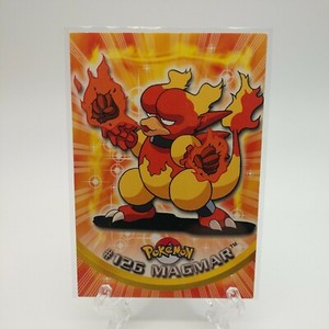 Pokemon MAGMAR #126 [Non-Holo] Topps Blue Logo 1st TV Animation 2000 NM