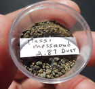 TRÈS RARE 2,87 grammes HASSI MESSAOUD 001 (Martien, Nakhlite) miettes de météorite/poussière