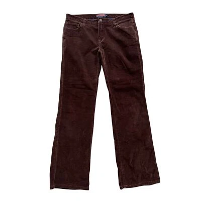 Pantalones Vineyard Vines tiro medio pana bootcut marrón talla 10 Foto 1 de 4