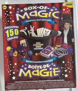 Kinder Box-of-Magic Toy Set Magical HAT Ed., 150 Tricks Magician’s Hat Zauberstab + SPASS - Bild 1 von 6