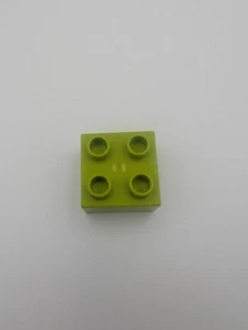 10 x Lego Duplo 2x2 lime grün Steine 4 Noppen 3437 - Bild 1 von 3