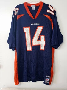 Denver Broncos Rare Brian Griese #14 Vintage Reebok NFL Jersey 2XL - Picture 1 of 9