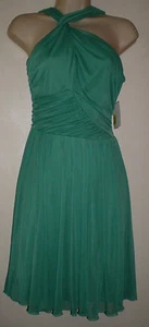 B. DARLIN Green OCCCASION WEAR DRESS 7/8 Juniors NEW 7 PRETTY Party NWT 8 - Picture 1 of 2