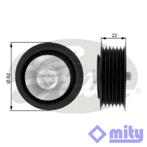 Fits Saab 9-5 1997-2009 9-3 1998-2003 2.0 2.3 Deflection Guide Pulley Mity - Picture 1 of 1